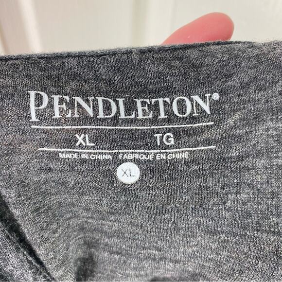 Pendleton Wool Blend 1/4 Zip Pullover Gray Size XL - Picture 4 of 7